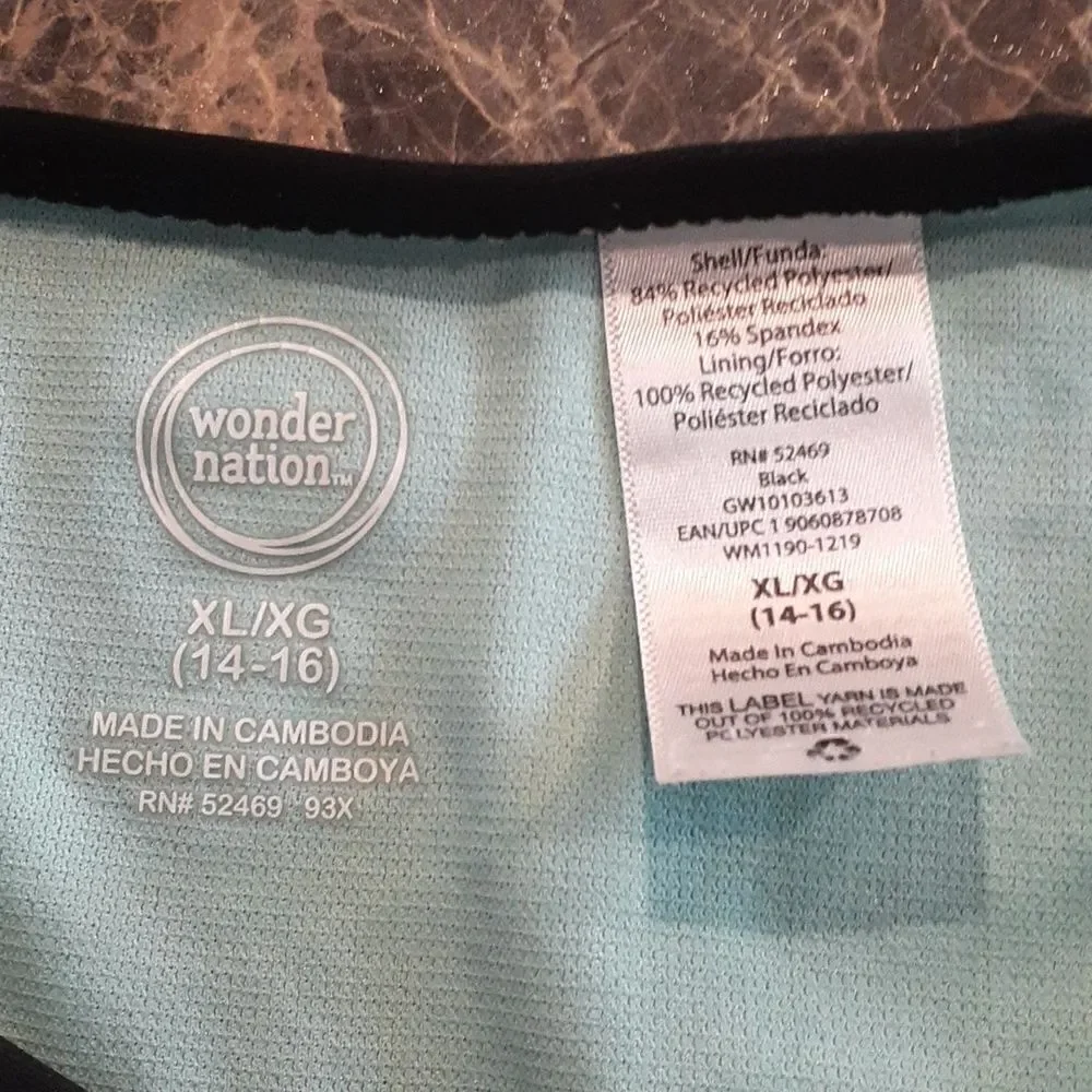 ‎2-pc swimwear Wonder Nation size YXL 14/16